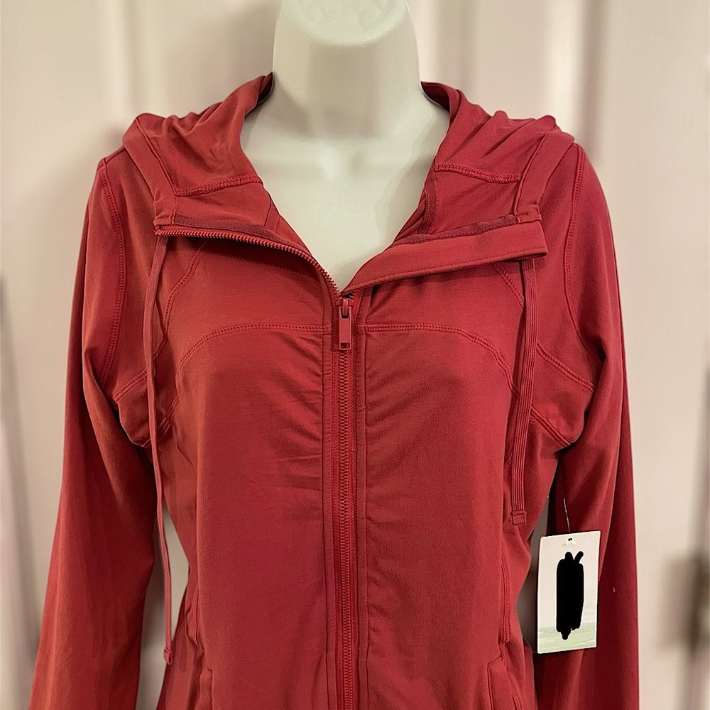 Rae Mode Athleisure Hooded Jacket and Leggings NWT Size Large in Red/Coral - Picture 2 of 14